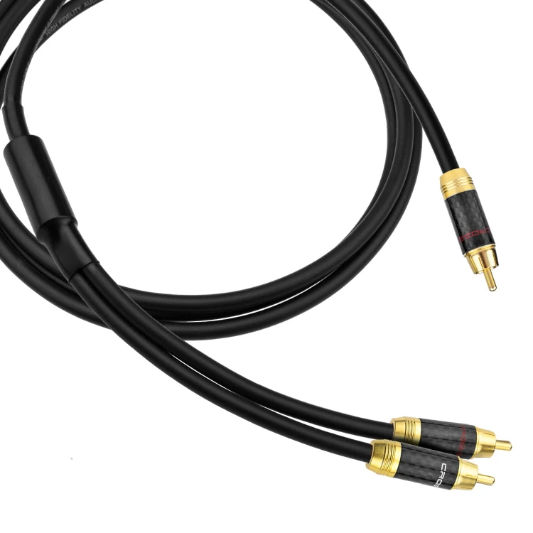 Kable audio 1 RCA - 2 RCA typu Y Klotz do subwoofera - 8m