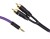 Kable jack 3,5mm - 2 RCA Melodika MDMJ2R - 1,5m
