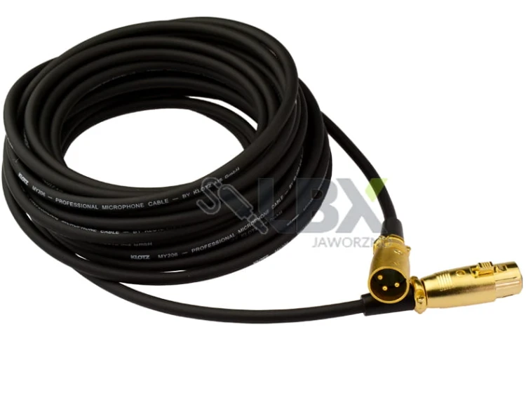 Kable audio, przewód mikrofonowy XLR Canon Klotz - 1m
