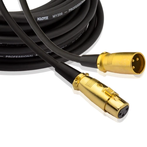 Kable audio, przewód mikrofonowy XLR Canon Klotz - 2m
