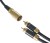 Kable audio XLR męski - 2RCA cinch Klotz - 4m