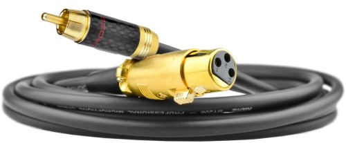 Kable audio XLR żeński - RCA Klotz - 2m