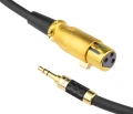 Kable audio XLR żeński - mały jack 3,5 mm Klotz - 2,5m
