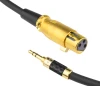 Kabel przewód XLR żeński - mały jack 3,5 mm Klotz - 4m