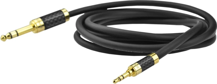 Kable jack mały 3,5 mm - duży jack 6,3mm Klotz - 10m