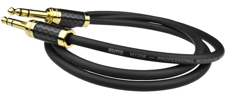 Kable audio przewód duży jack 6,3 mm stereo Klotz