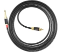 Kable jack 2x 6,3 mm mono - 2x RCA Klotz - 4m