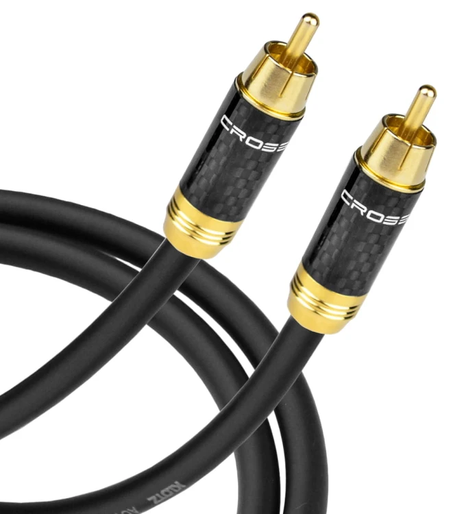 Kable audio RCA - RCA cinch Klotz do subwoofera - 28m