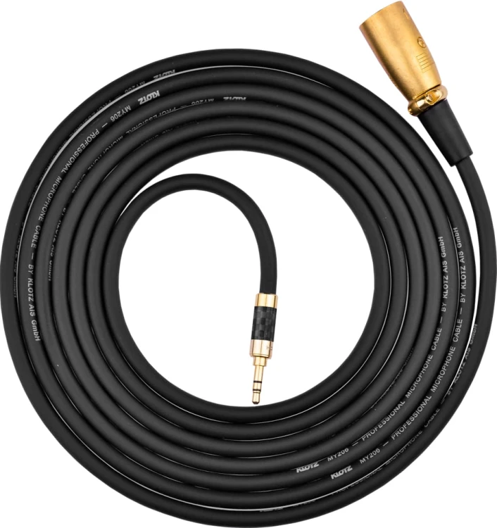 Kable jack mały 3,5 mm - XLR męski Klotz - 10m