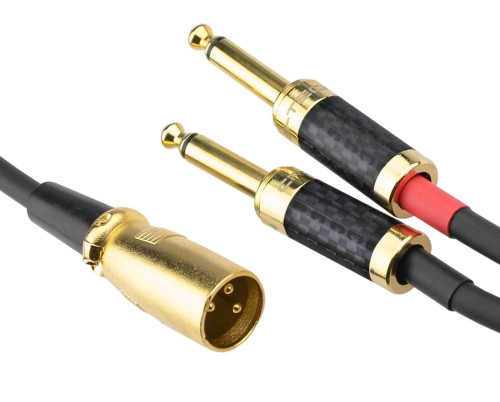 Kable jack 2x 6,3 mm mono - XLR męski Klotz - 2,5m