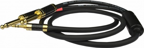 Kable jack 3,5 mm - 2x jack 6,3 mm mono Klotz - 3m