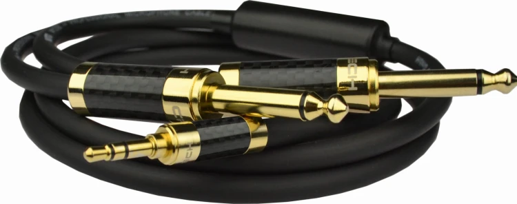 Kable jack 3,5 mm - 2x jack 6,3 mm mono Klotz - 3m