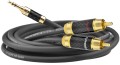 Kable jack mały 3,5 mm - 2x RCA Klotz - 8m
