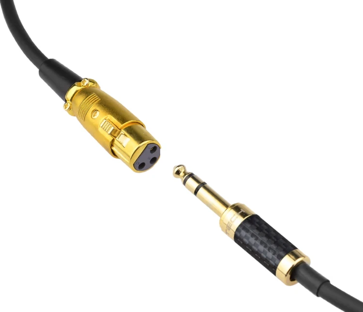 Kable jack 6,3 mm stereo -  XLR żeński Klotz - 2m