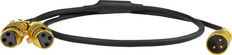 Kable audio 2x XLR żeński - XLR męski Klotz - 2m