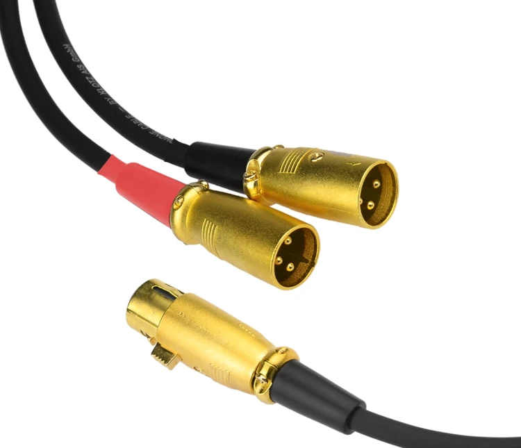 Kable audio 2x XLR męski - XLR żeński Klotz - 2,5m
