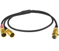Kable audio 2x XLR męski - XLR żeński Klotz - 6m
