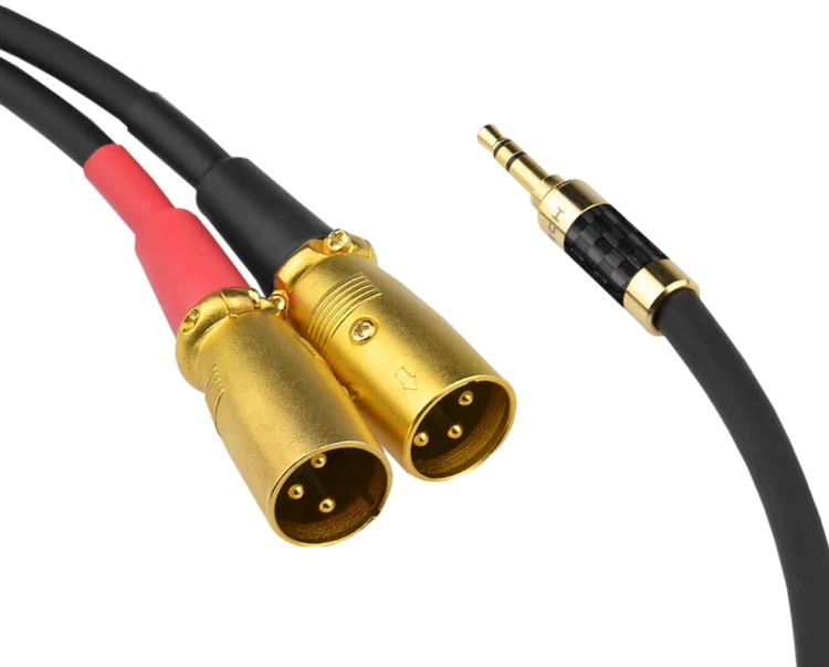 Kable jack Klotz 3,5 mm - 2x XLR męski - 1,5m