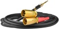 Kable jack Klotz 3,5 mm - 2x XLR męski - 1,5m