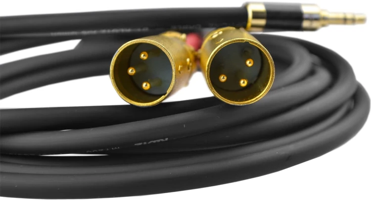 Kable jack Klotz 3,5 mm - 2x XLR męski - 2m