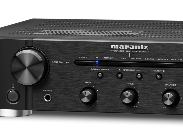 Zestawy stereo, wzmacniacz zintegrowany Marantz PM6007 - czarny